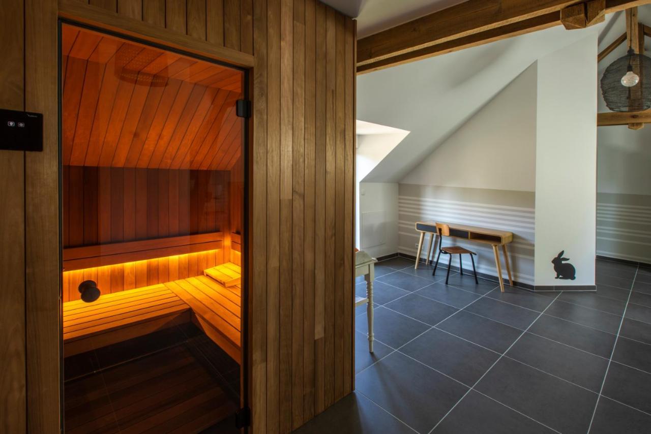 Aux Petits Lapins De Sorval, Sauna Prive, Fitness Selvigny Bagian luar foto