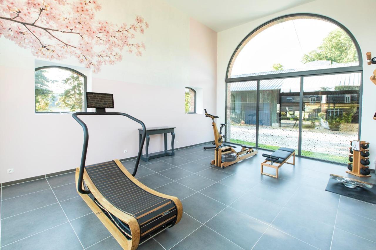 Aux Petits Lapins De Sorval, Sauna Prive, Fitness Selvigny Bagian luar foto