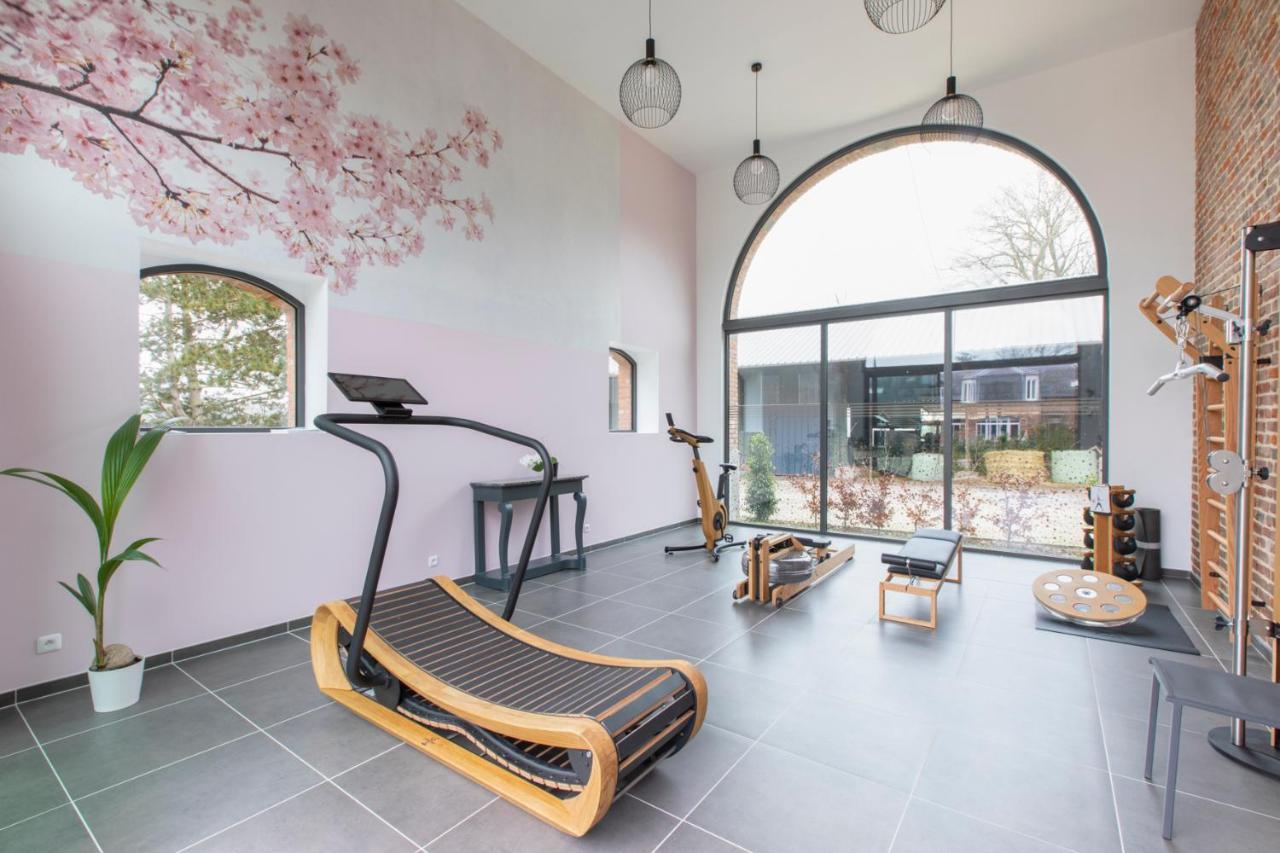 Aux Petits Lapins De Sorval, Sauna Prive, Fitness Selvigny Bagian luar foto
