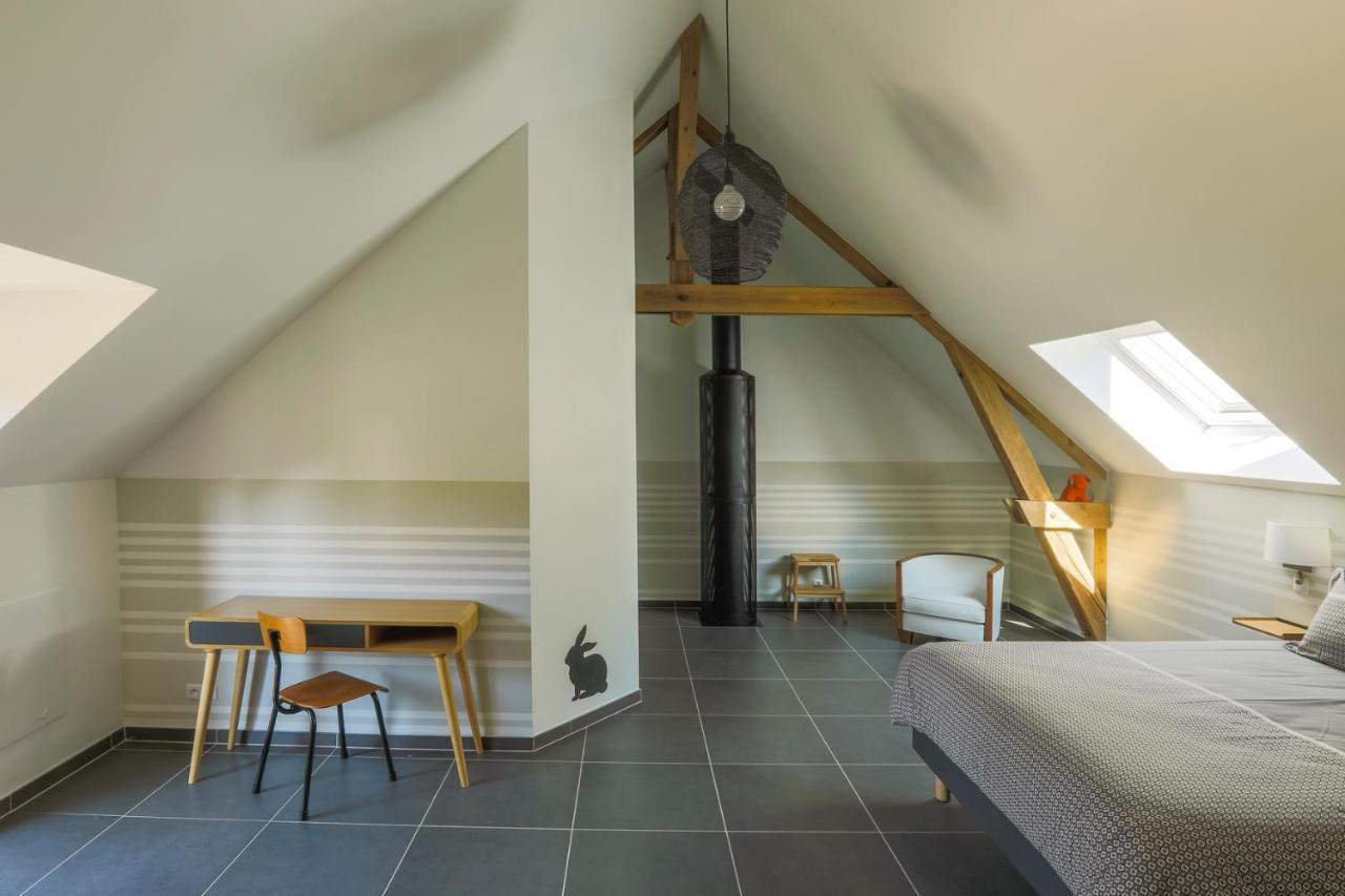 Aux Petits Lapins De Sorval, Sauna Prive, Fitness Selvigny Bagian luar foto